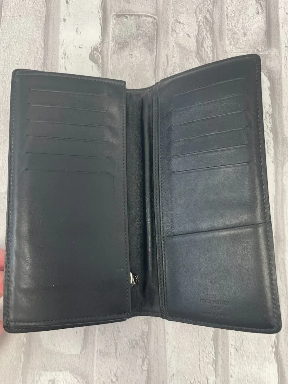 Louis Vuitton Damier Cobalt Portefeuille Bifold Long Wallet - Preowned
